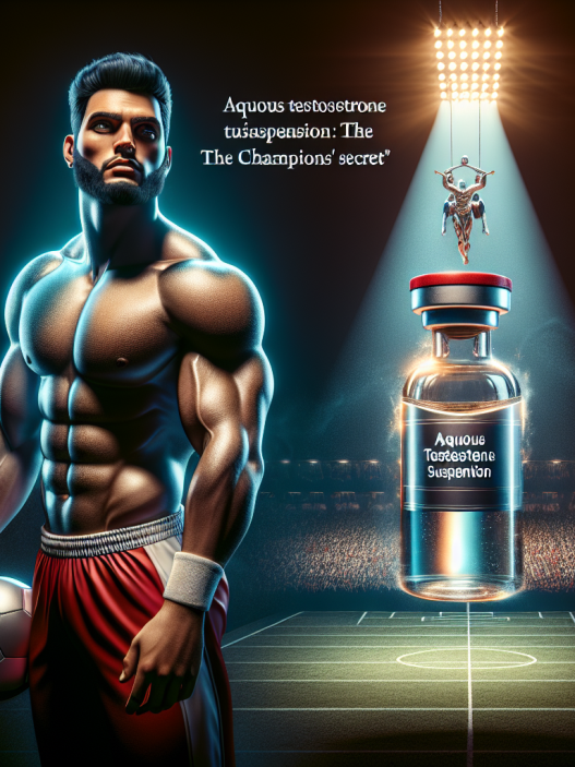 Aquous testosterone suspension: the champions' secret