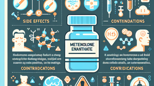 Injectable metenolone enanthate: side effects and contraindications