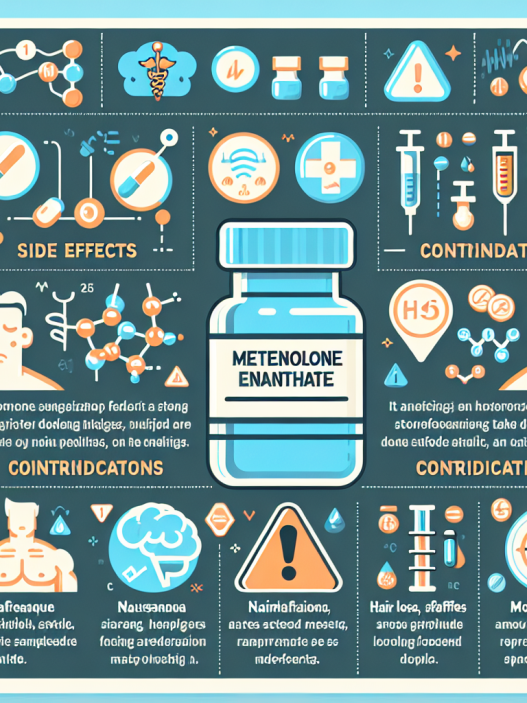 Injectable metenolone enanthate: side effects and contraindications