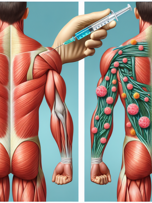 The beneficial effects of bactericidal water injections on muscles