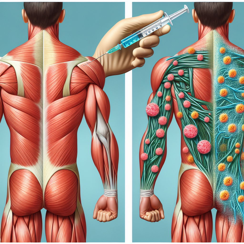 The beneficial effects of bactericidal water injections on muscles