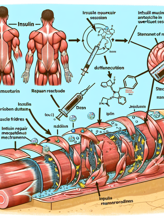 The role of insulin in muscle repair after training