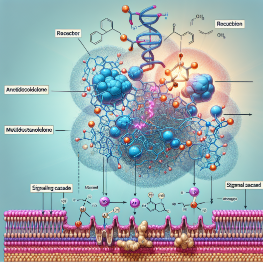 Pharmacodynamics of metildrostanolone: receptor binding and signal pathways