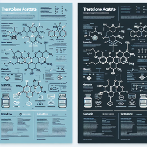 Brand names and generic versions of trestolone acetato