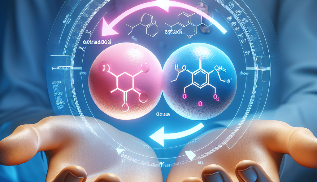 Estradiol management during halotestin use