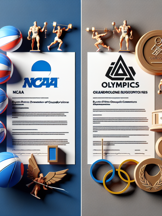 Ncaa and olympic rules on oxandrolone
