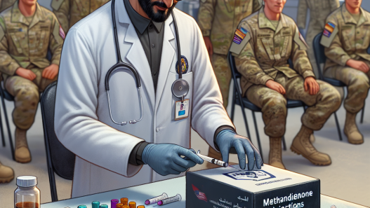 Military drug testing and methandienone injection