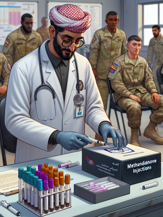 Military drug testing and methandienone injection